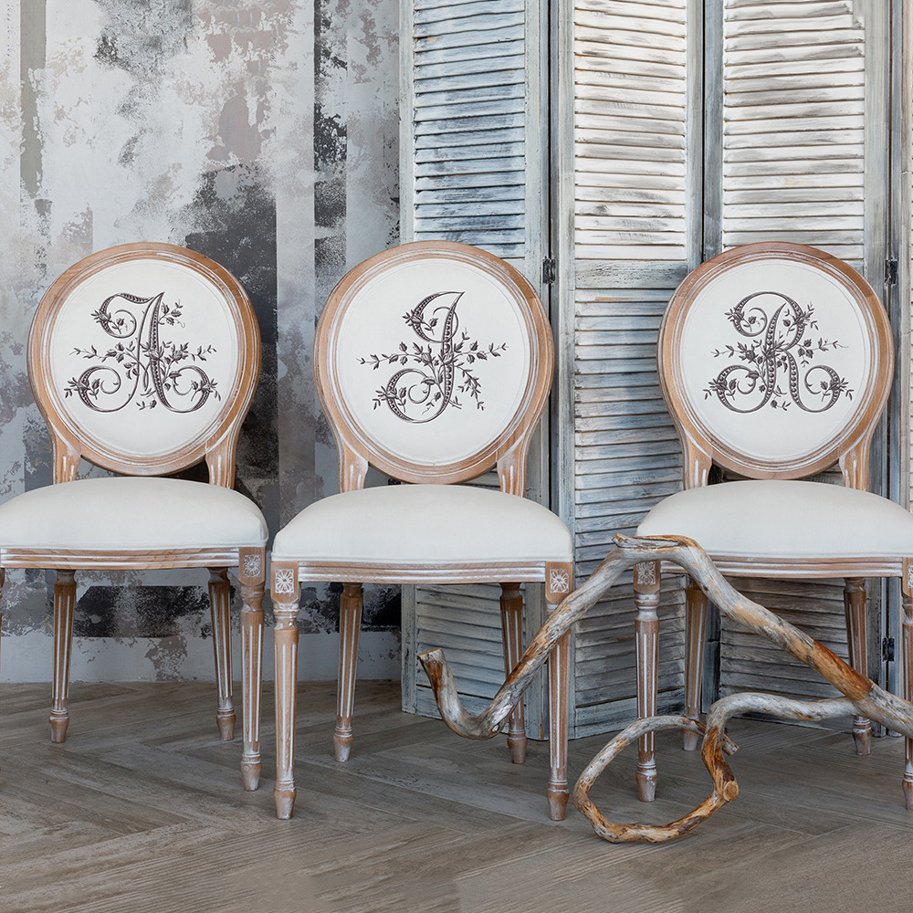 Стул Объект мечты Монограмма буквы I