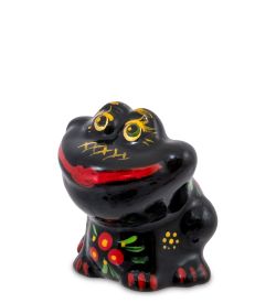 ГЛ- 975 Фигурка «Ляга-супер» хохлома (Гжельский фарфор)