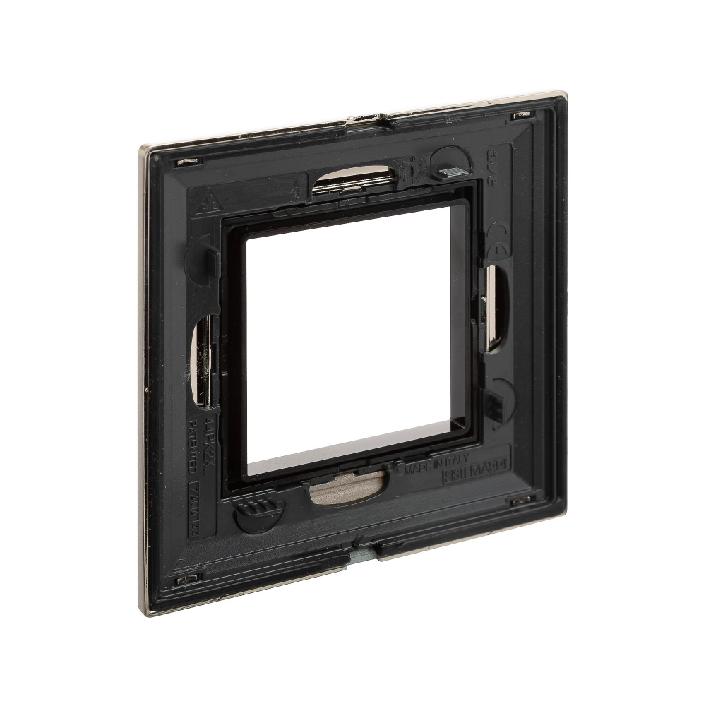 Рамка из металла, "Avanti", никелированная, 1 пост (2 мод.)