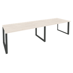 Onix Стол переговорный O.MO-PRG-2.4 Денвер Светлый/Металл Антрацит 3160*980*750