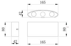 Накладной светильник Maytoni Strato O417WL-L6GR3K