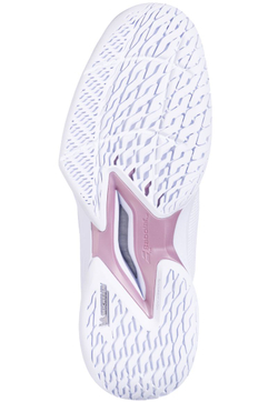 Женские Кроссовки теннисные Babolat Jet Tere 2 All Court - white/gold pink