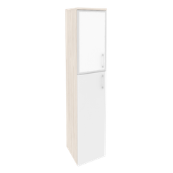 Оникс Шкаф высокий узкий левый O.SU-1.7 R (L) white  400*420*1977