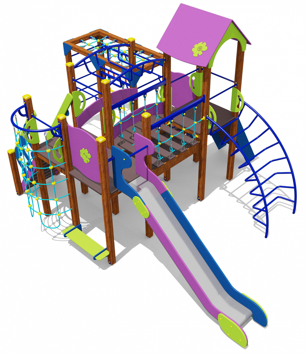 Игровой комплекс 07076.21 для детей 4-6 лет для уличной площадки
