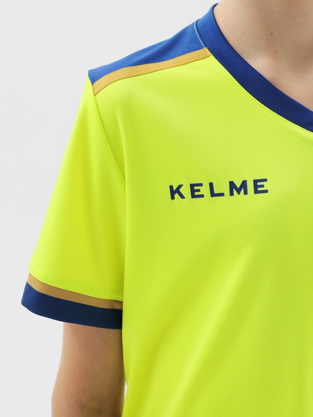 Детская футбольная форма KELME желто-синяя