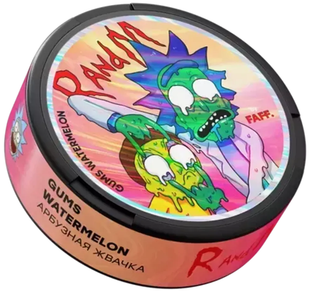 RANDM BY FAFF GUMS WATERMELON (150 МГ) - АРБУЗ, ЖВАЧКА