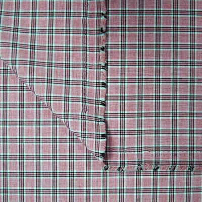 Ткань костюмная Габардин клетка 10х10, 169 гр/м2, 150 см, рубиновый