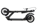 Самокат Urban Scooter Disc Total Black Pro, (2024), с дисковым тормозом, складной, городской, двухколесный