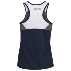 Футболка для девочки теннисная Head Club 22 Tank Top G - dark blue