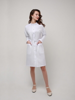 Женский медицинский белый халат Х-263 MediS.moda