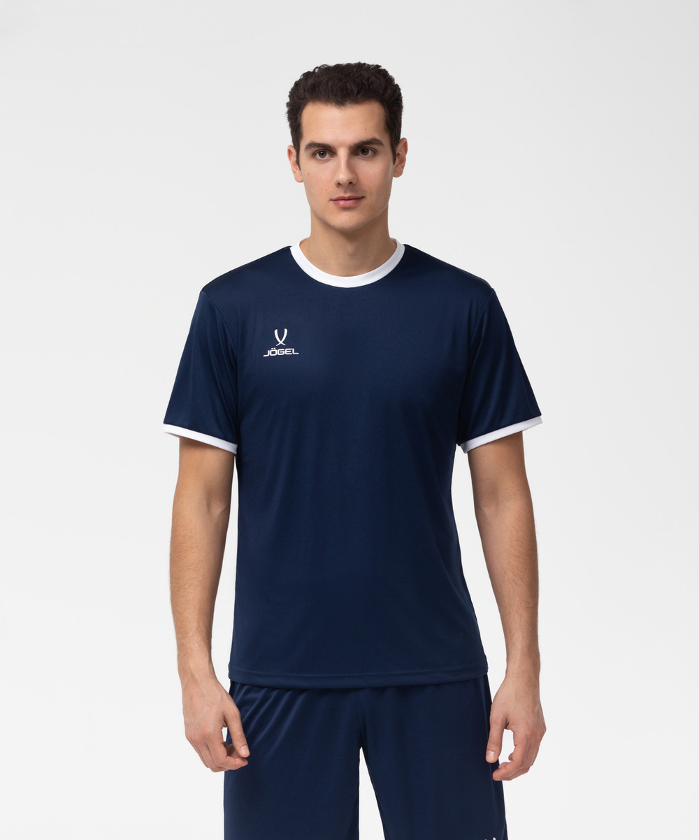 Футболка футбольная CAMP Origin, темно-синий/белый