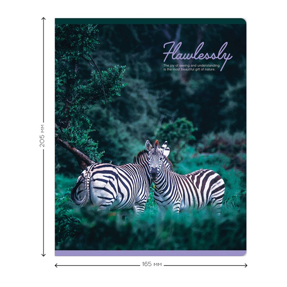 Тетрадь 48л, А5, клетка, Greenwich Line Gift of nature, матовая ламинация