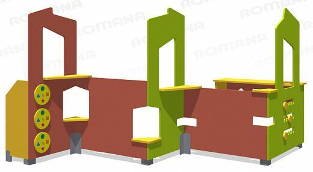 Бизиборд Касса для детской площадки