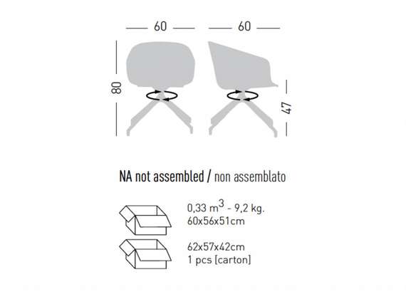 Кресло офисное с обивкой Basket U