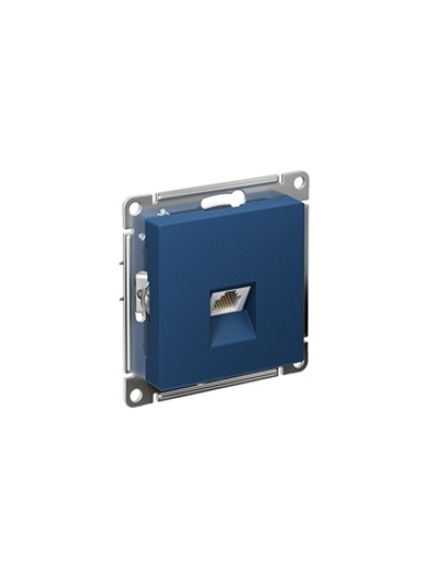 Розетка компьютерная AtlasDesign RJ45 кат.6A механизм аквамарин SE ATN001186