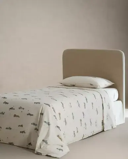 ZARA HOME ДЕТСКАЯ ПРОСТЫНЯ НА РЕЗИНКЕ С ПРИНТОМ "СОБАКА", РАЗНОЦВЕТНЫЙ