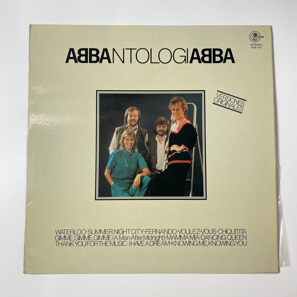 Винтажная виниловая пластинка LP Сборник ABBA АББА Antologia (Испания 1982) Mamma Mia