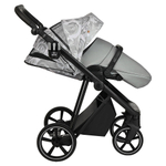 Детская коляска Roan Sol Flowers 2 в 1 RSF/5002 Gray/Black