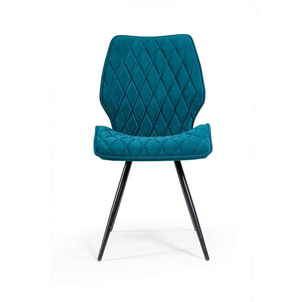 Стул Flash ромб поворотный 90 градусов, функция возврата, антишум, бархат изумрудный 87