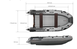 Лодка ПВХ Skat Triton 350