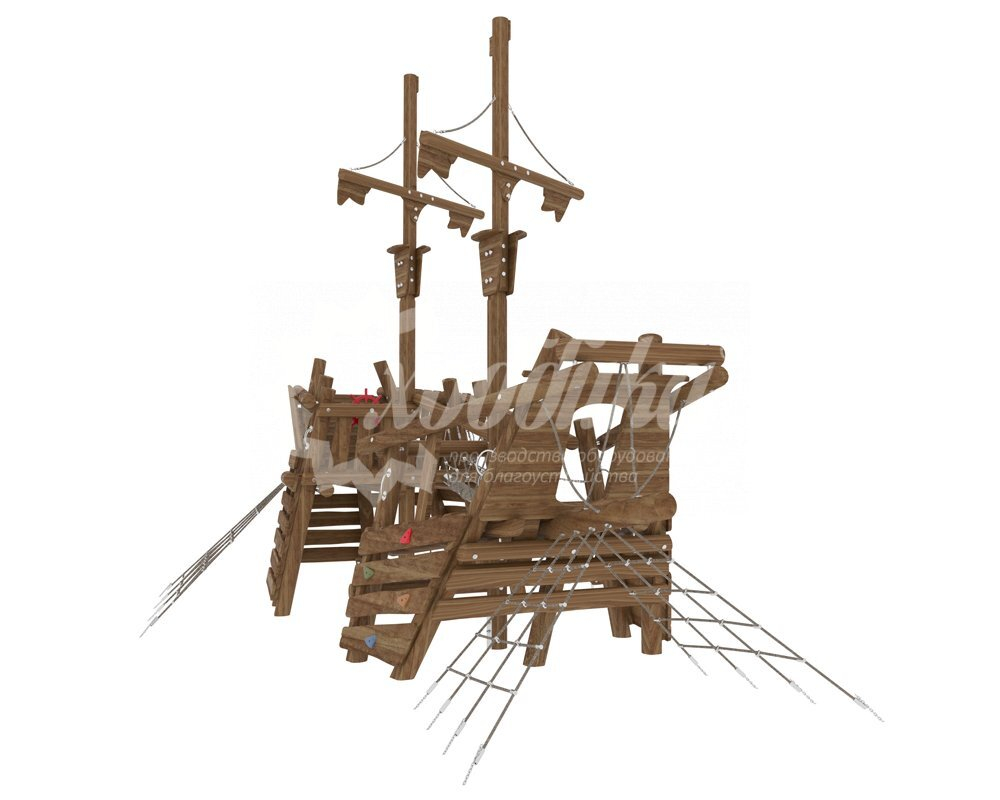 Игровой комплекс ARTWOOD «Корабль Виктория» с мачтами