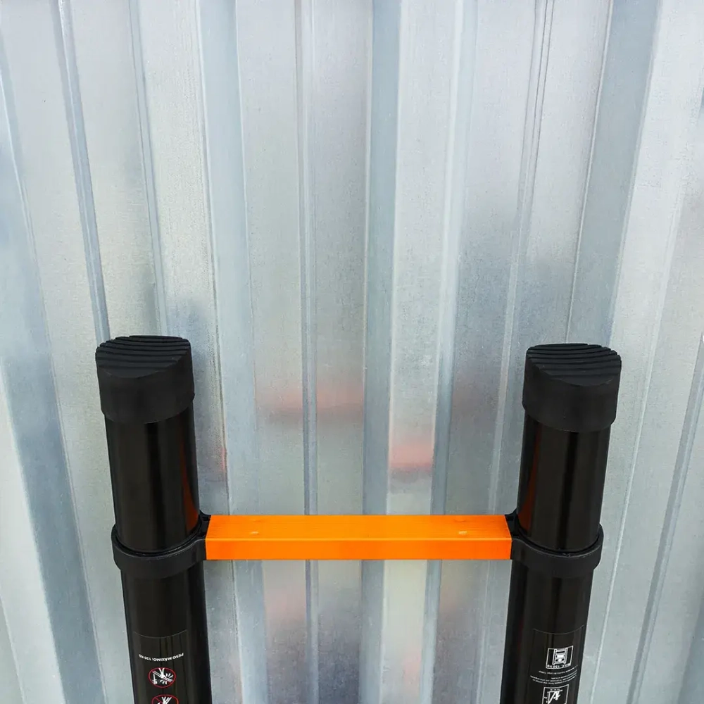 Лестница телескопическая алюм. бытовая 6.2м (16 ступ.) ISMA ISMA-UP620