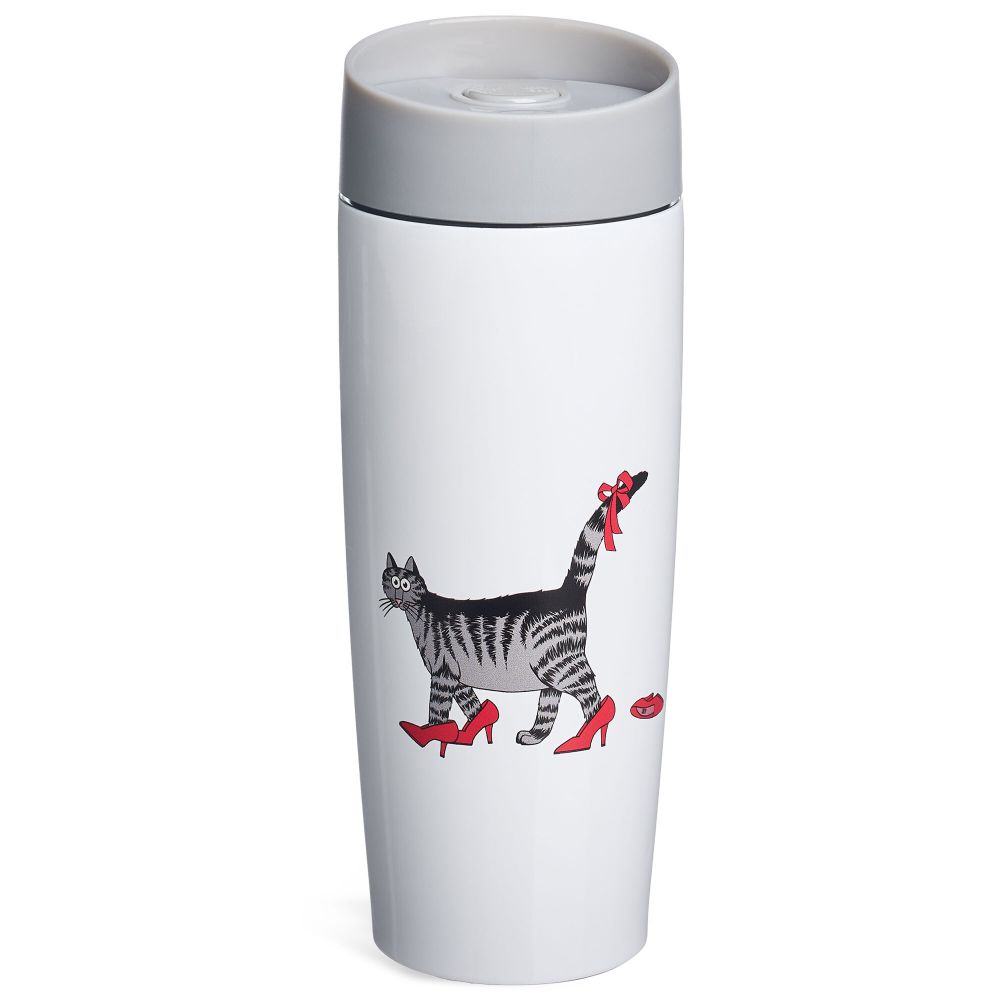 ТЕРМОКРУЖКА AGNESS "ОСОБЕННАЯ" 360МЛ, КОЛБА НЕРЖ.СТАЛЬ 18/10