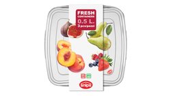 Набор контейнеров 3шт 0.5л SNIPS Fresh для СВЧ и заморозки
