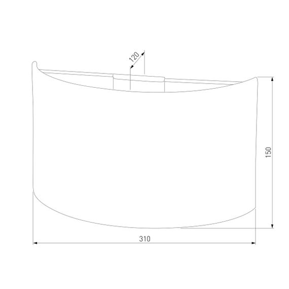 Настенный светильник TK Lighting 3321 Rondo Graphite