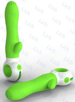 Вибратор O-zone зелёного цвета