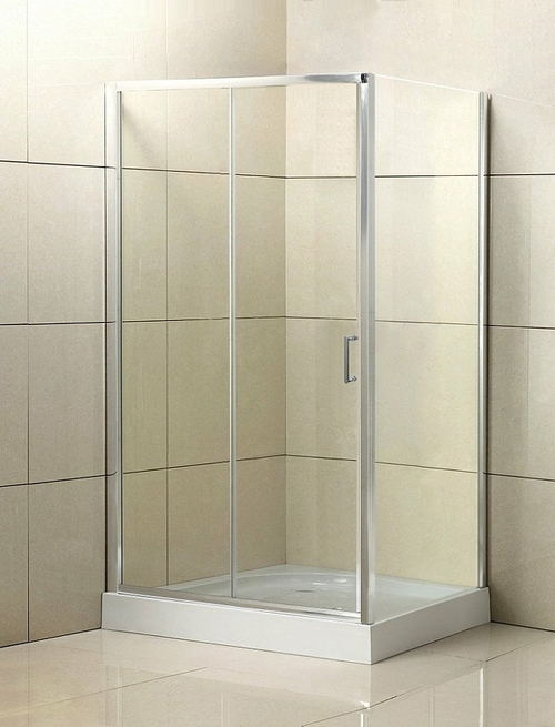 Душевой уголок BelBagno Uno 120x80 UNO-AH-1-120/80-C-Cr профиль Хром стекло прозрачное