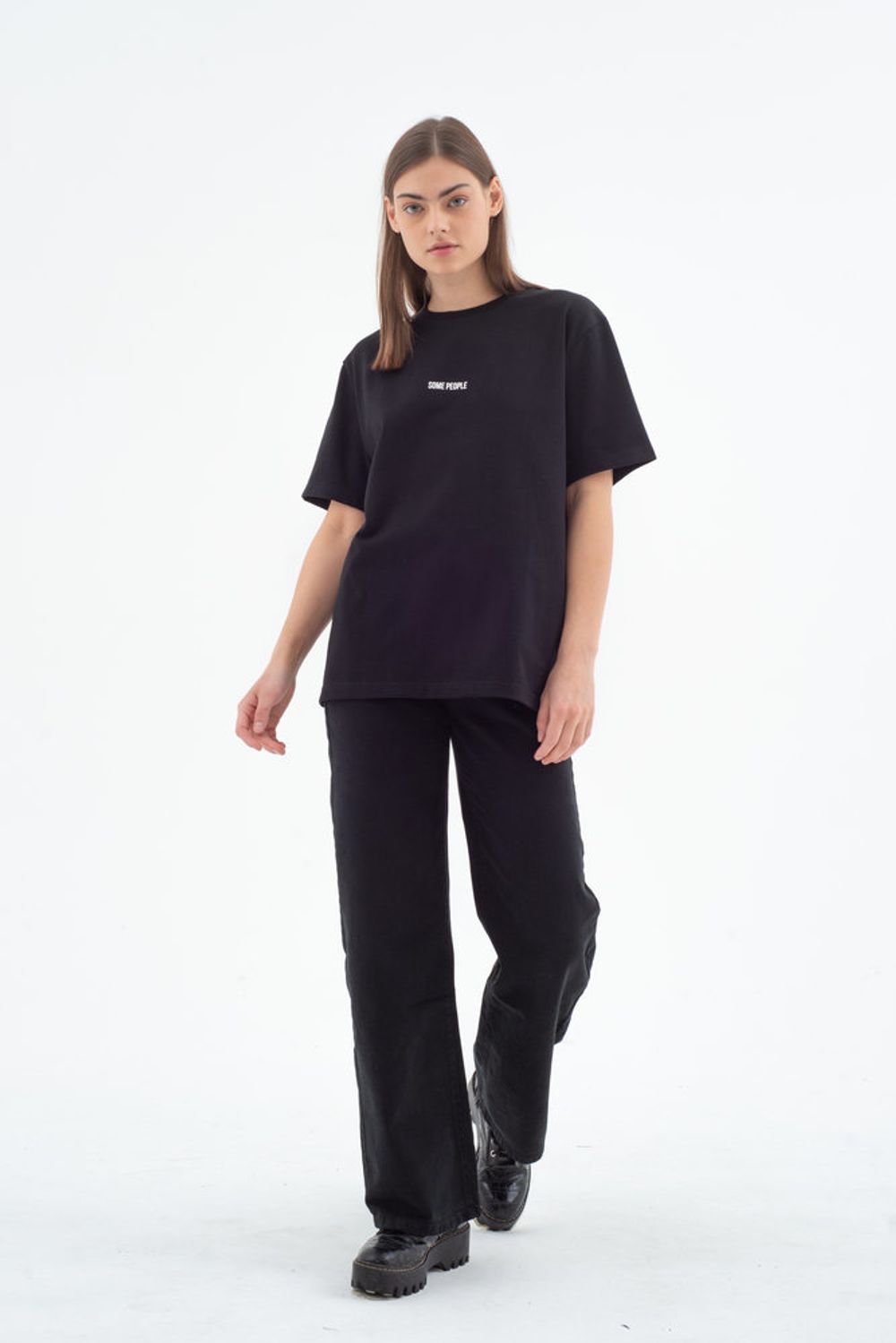 Купить Футболка SOME PEOPLE Черная Футболка SOME PEOPLE Черная