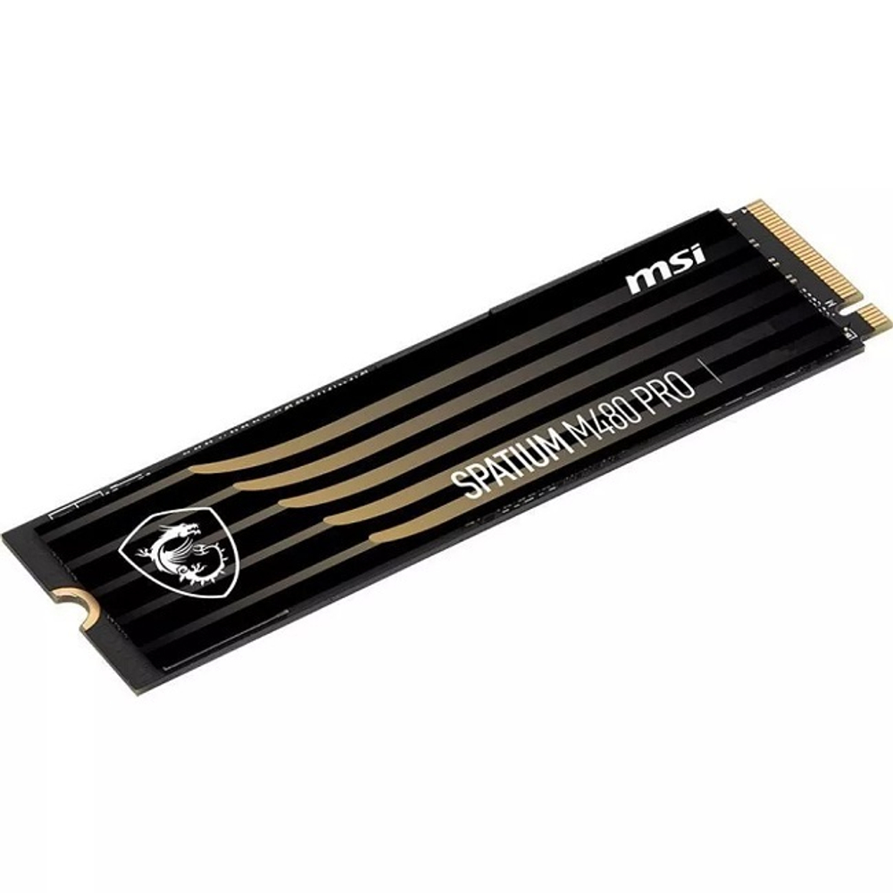 Жесткий диск SSD M.2 1Tb MSI SPATIUM M480 PRO, 7400/6000MBs, 750000 IOPS, 3D NAND, 2280, PCI-E4.0x4 (S78-440L1G0-P83)