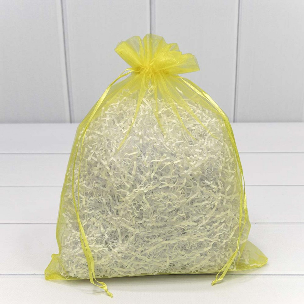 Мешочек 26х32см Органза (Желтый)