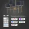 60162/6/ потолочный светильник/ латунь Smart