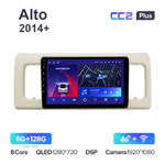 Teyes CC2 Plus 9"для Suzuki Alto 2014+
