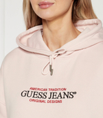 Худи Guess Jeans - пудро-розовый(W4YQ15 KC811)