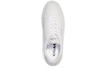 COACH Coach Clip Leather classic logo low-cut fashion sneakers men's white