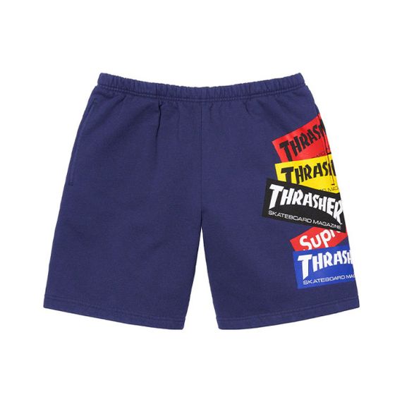 Supreme Week 5 x Thrasher Multi Logo Sweatshort