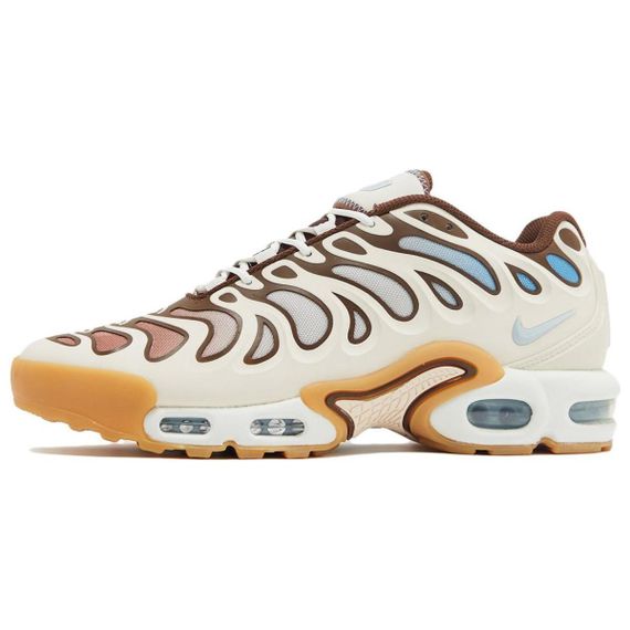 Nike Air Max Plus Повседневная обувь Низкий верх Бежево-коричнево-голубой Унисекс