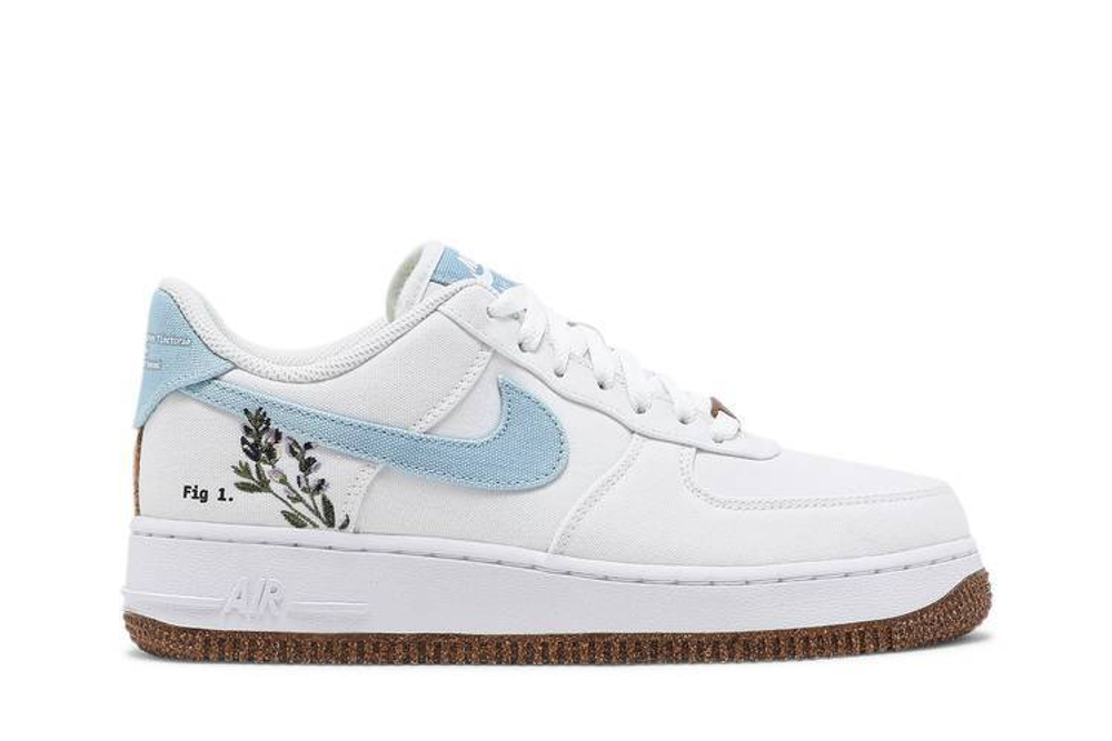 Кроссовки Nike Air Force 1 Low '07 Se "Indigo" (Женская размерная сетка)