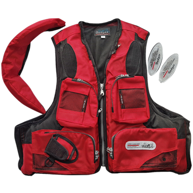Жилет страховочный Badger Aqua Sport рыбаловный HFM-302-RED до 120кг -