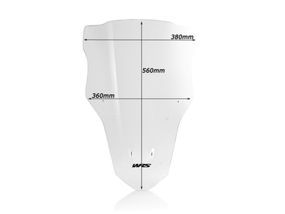 WRS Ветровое стекло Touring Honda Africa Twin CRF 1000 L прозрачное