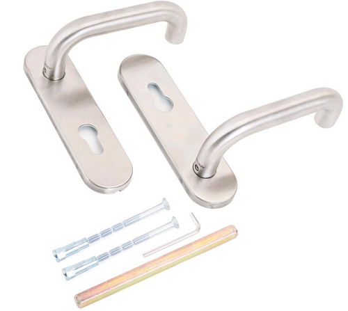 Ручки на планке Апекс HР-72.1303-INOX нерж. д/противопожар.замков  / 2011