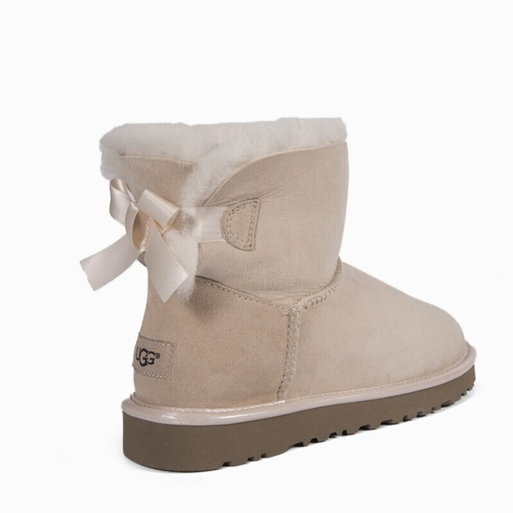 Угги Mini Bailey Bow II Metallic Slate