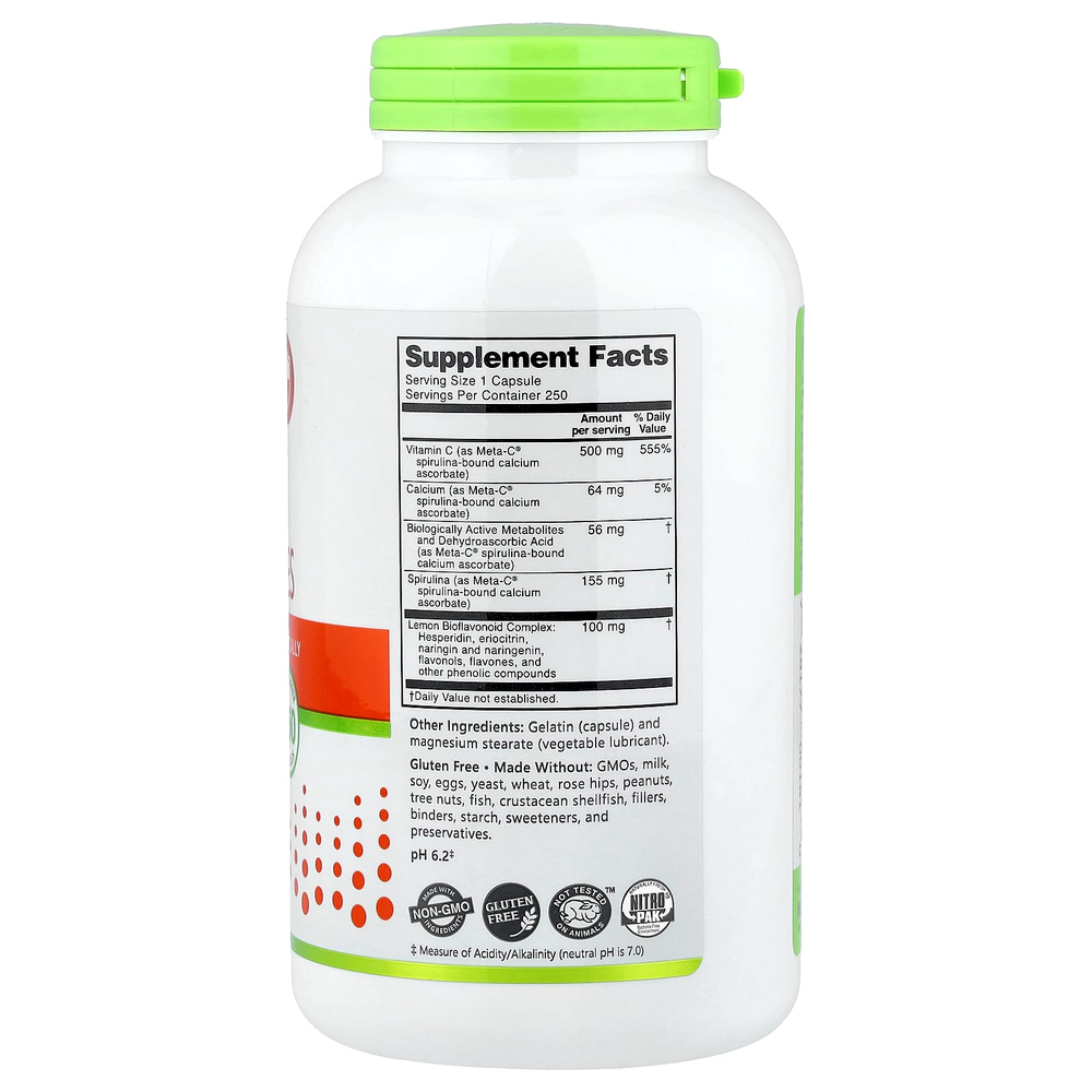 NutriBiotic, Immunity, Meta-C®, 250 капсул