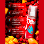 Возбуждающий съедобный лубрикант на водной основе с ароматом манго и малины Tishe 125мл