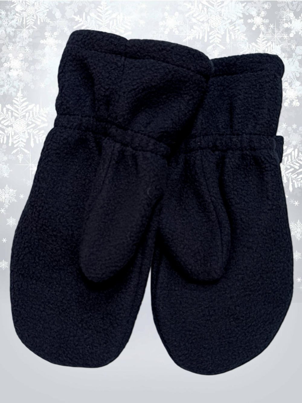 5005 Варежки детские флисовые темно-синий (14)