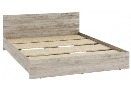 Кровать Woodville Адайн КР-160 160х200 дуб крафт серый, дуб крафт серый