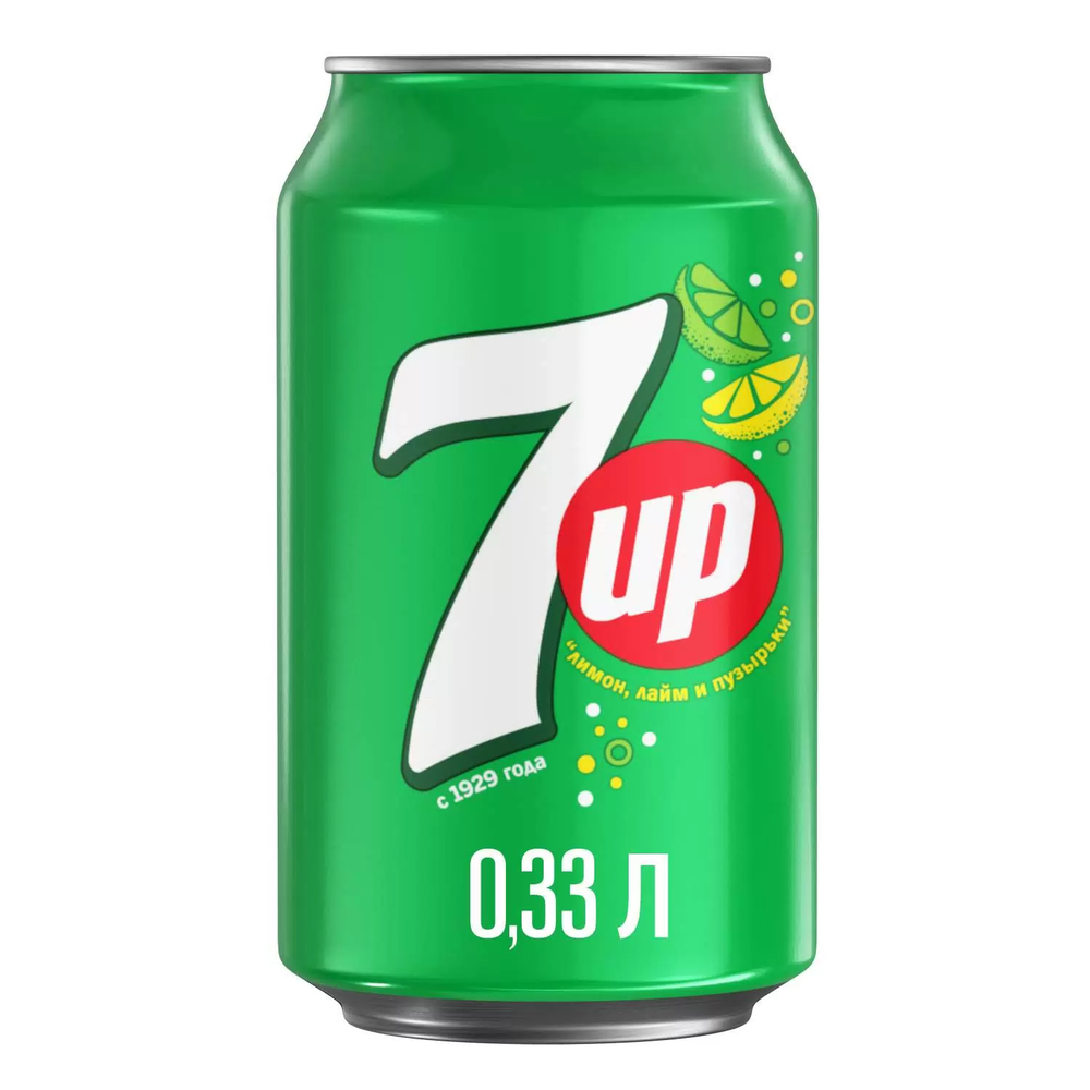 Газированный напиток Cofco 7 Up, ж/б, 330 мл